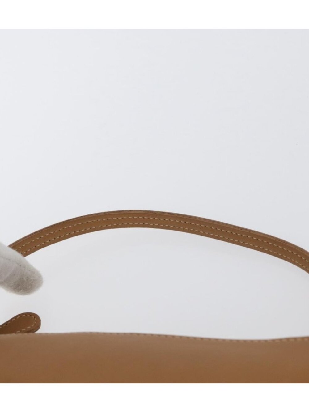 Coach Hand Pouch PVC Beige Gold - Picture 8 of 16